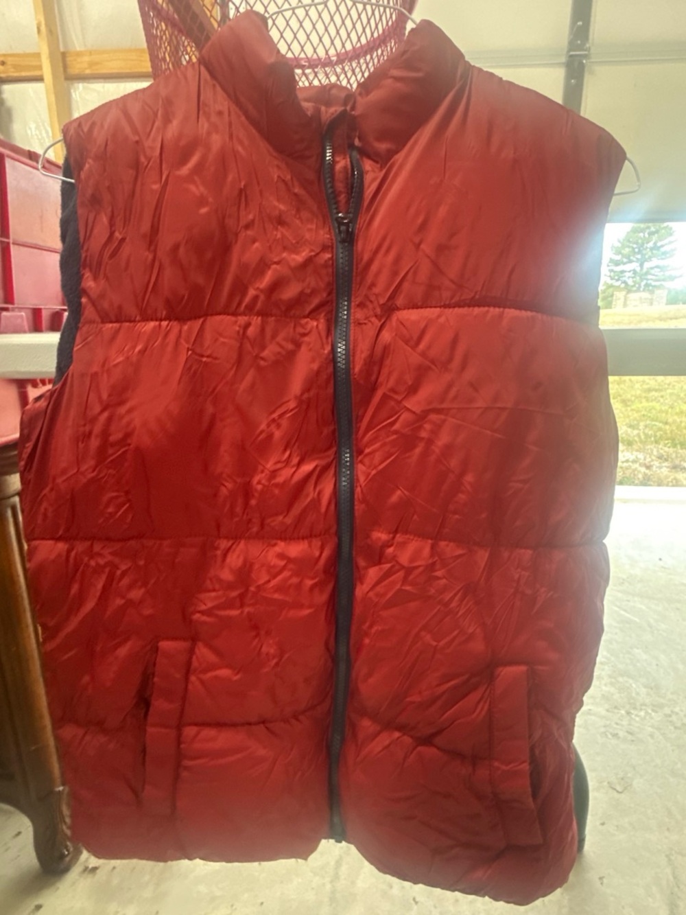 Old Navy Red Quilted Puffer Vest for Kids